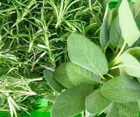 fresh rosemary and sage leaves